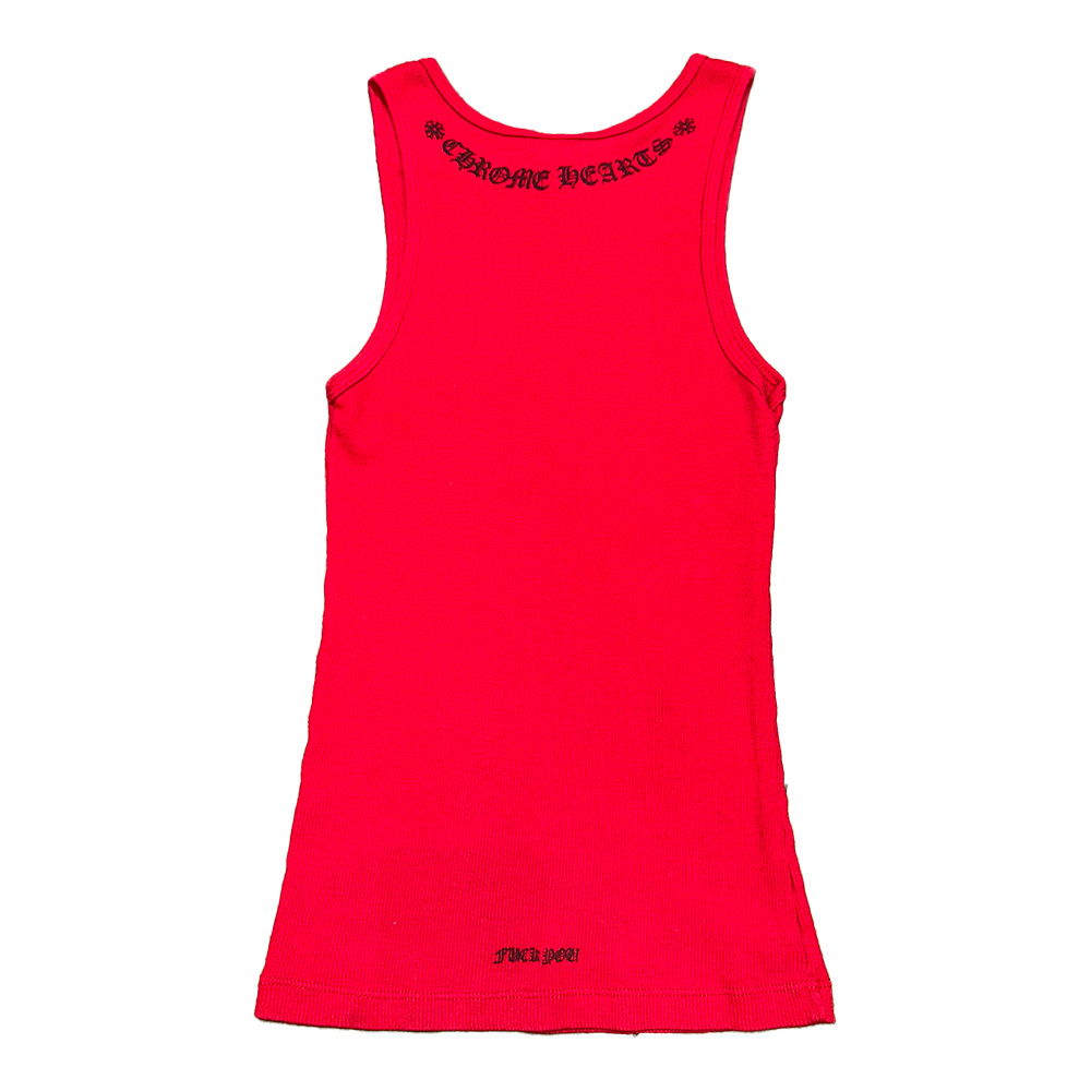 Chrome Hearts Vintage Tank Top Red