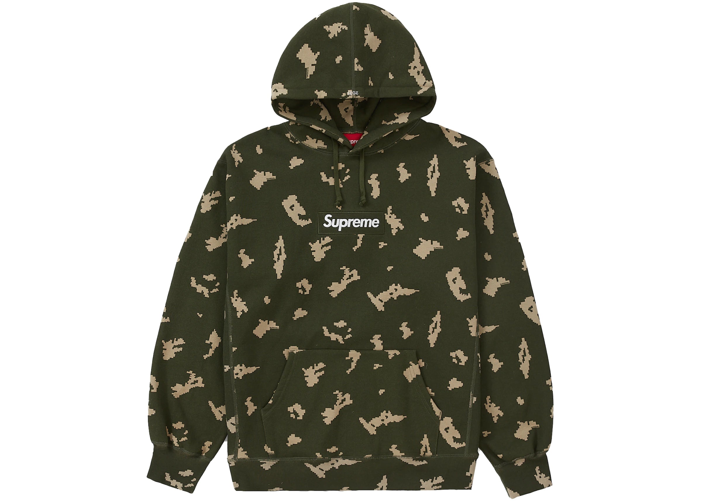 Supreme Box Logo Hoodie (Russian Olive) – The Liquor International